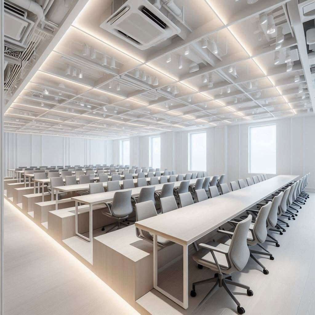 审计小组检查空间分区调整相关的写字楼办公办公区绿植配置时应关注哪些迹象